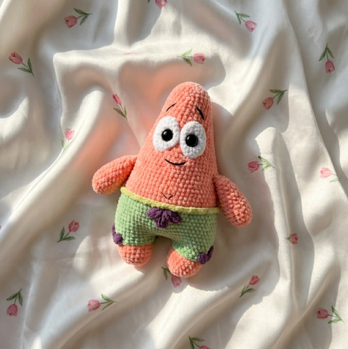 Pink Starfish Crochet Pattern ⭐ No-Sew Ocean Amigurumi PDF Tutorial