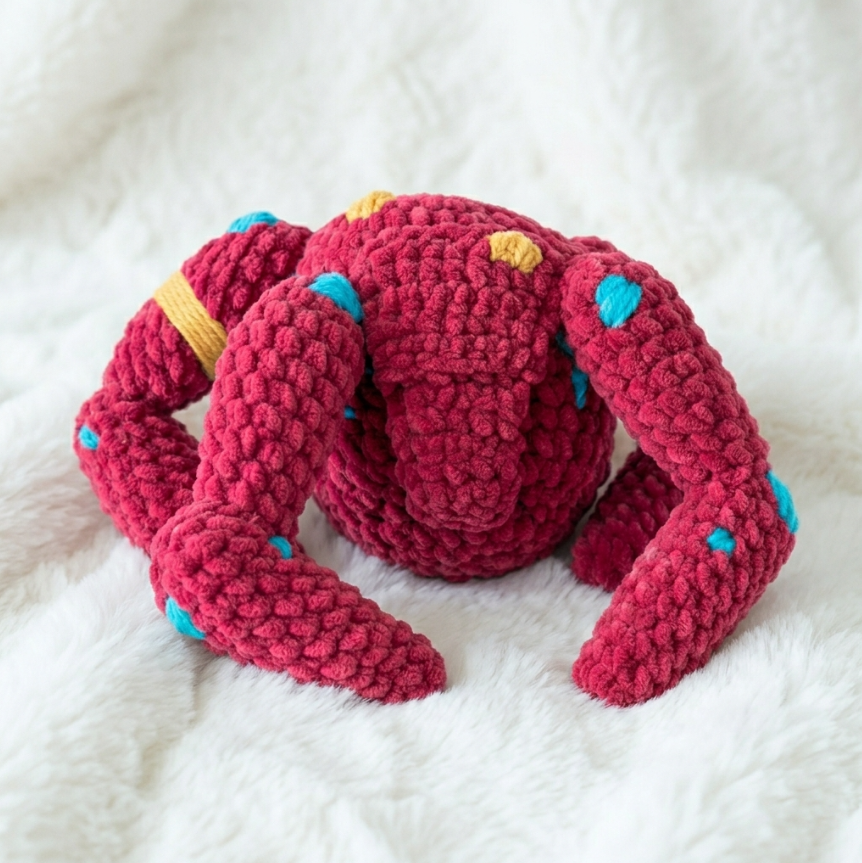 Alien Rock Buddy Crochet Pattern 👽 Cute Space Plush Amigurumi (PDF Tutorial)