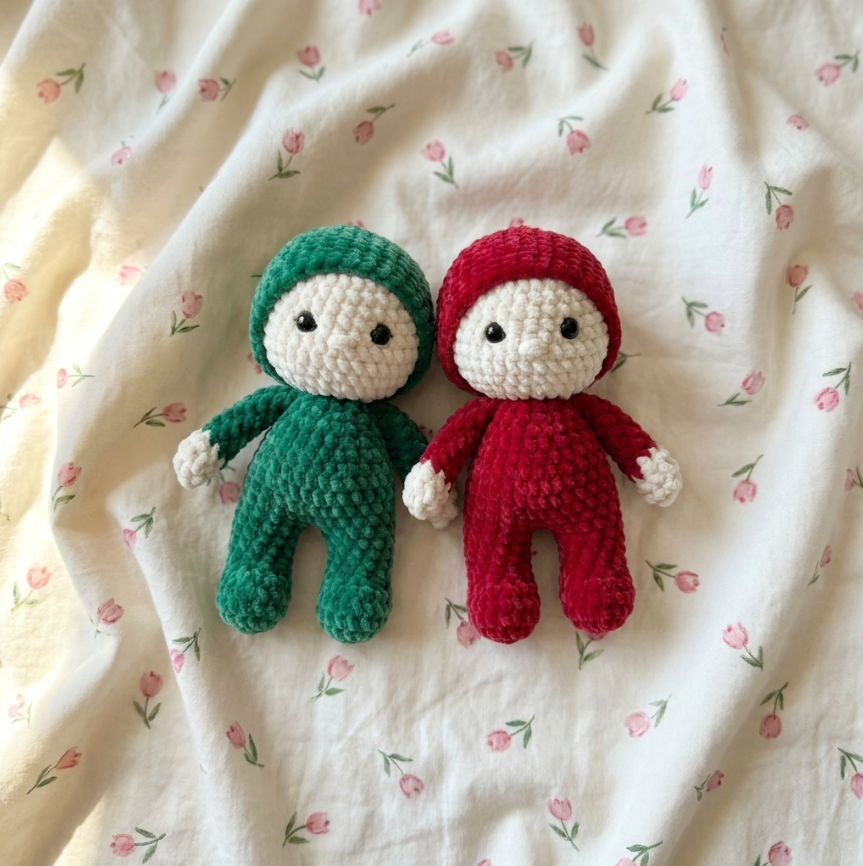 Newborn Baby Crochet Pattern 👶 Complete Baby Set PDF (Amigurumi Bundle)