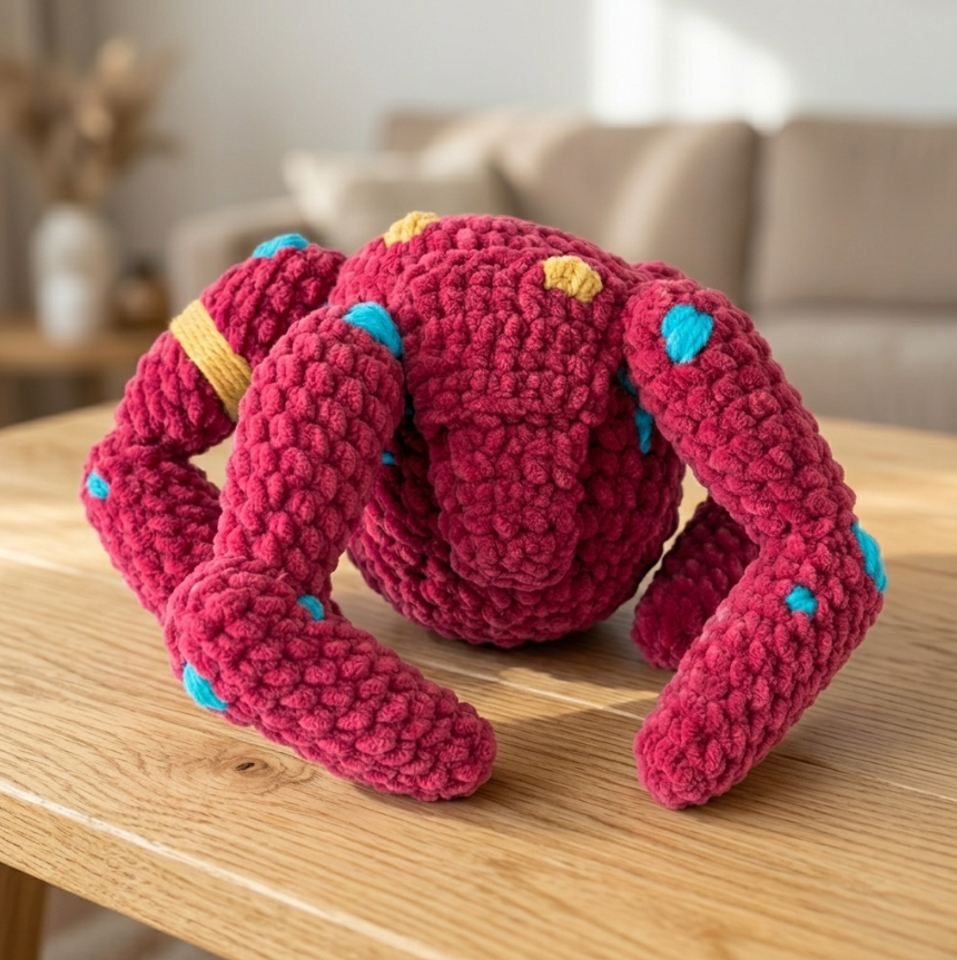 Alien Rock Buddy Crochet Pattern 👽 Cute Space Plush Amigurumi (PDF Tutorial)