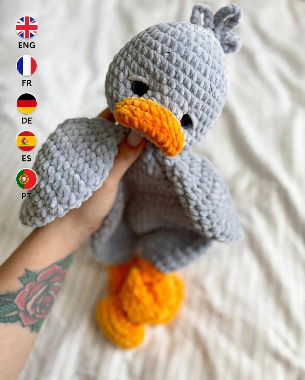 Goose Lovey Crochet Pattern
