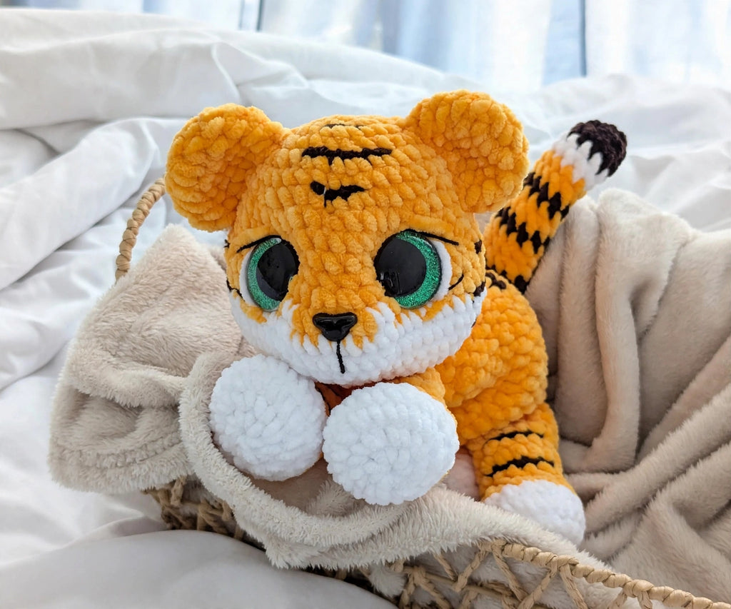 Crochet Tiger Toy Pattern (PDF Download)