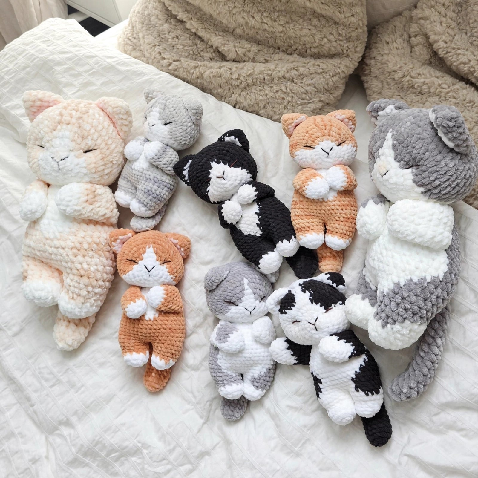 Sleepy Kitty Crochet PDF